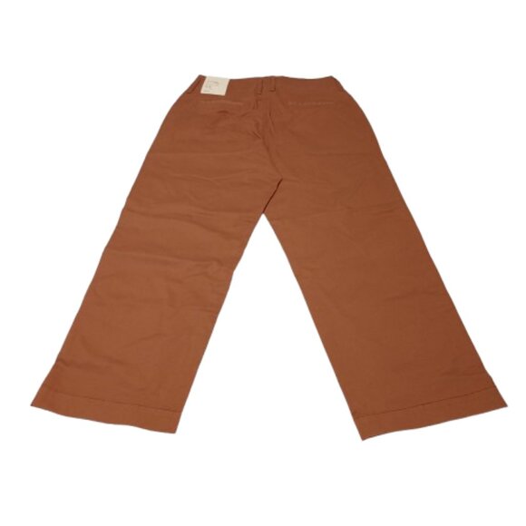 NWT a new day straight high rise stretch size 6 color brown Women's Trouser Pant - Picture 2 of 7